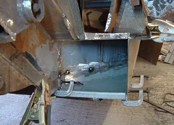 جوشکاری شاسی ماشین