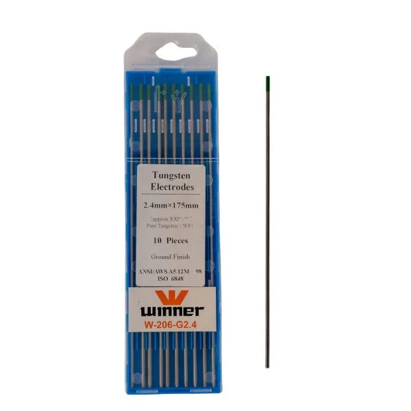 تنگستن جوشکاری آرگون سبز سایز 2.4 مدل W-206