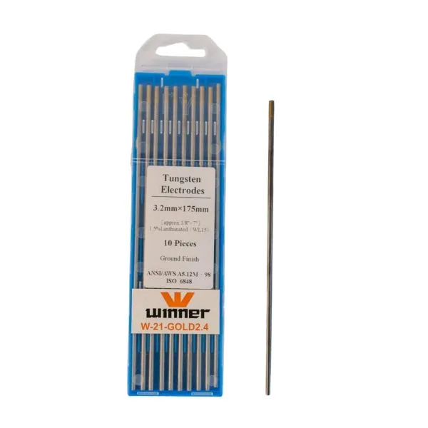 تنگستن جوشکاری آرگون طلایی سایز 3.2 مدل W-210