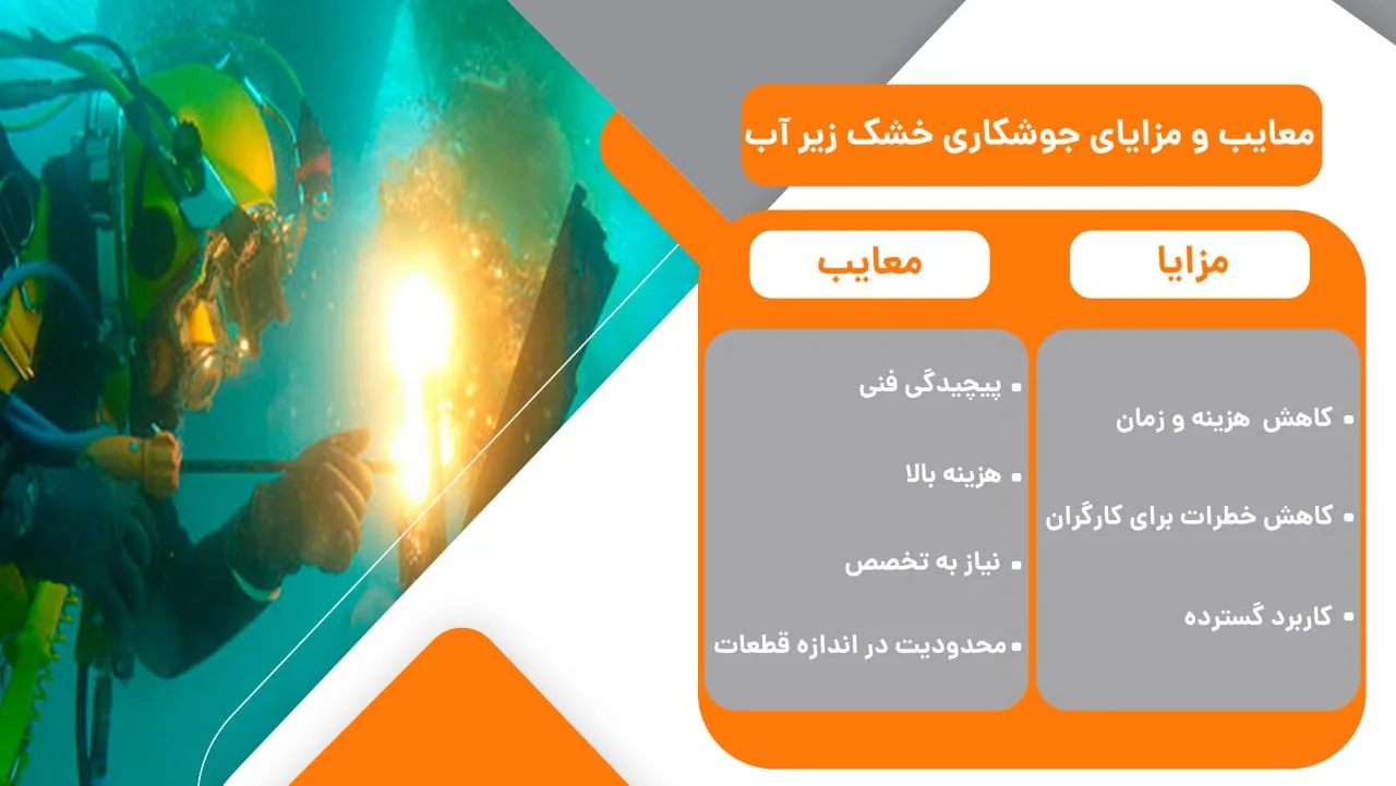 مزایا و معایب جوشکاری خشک زیر آب