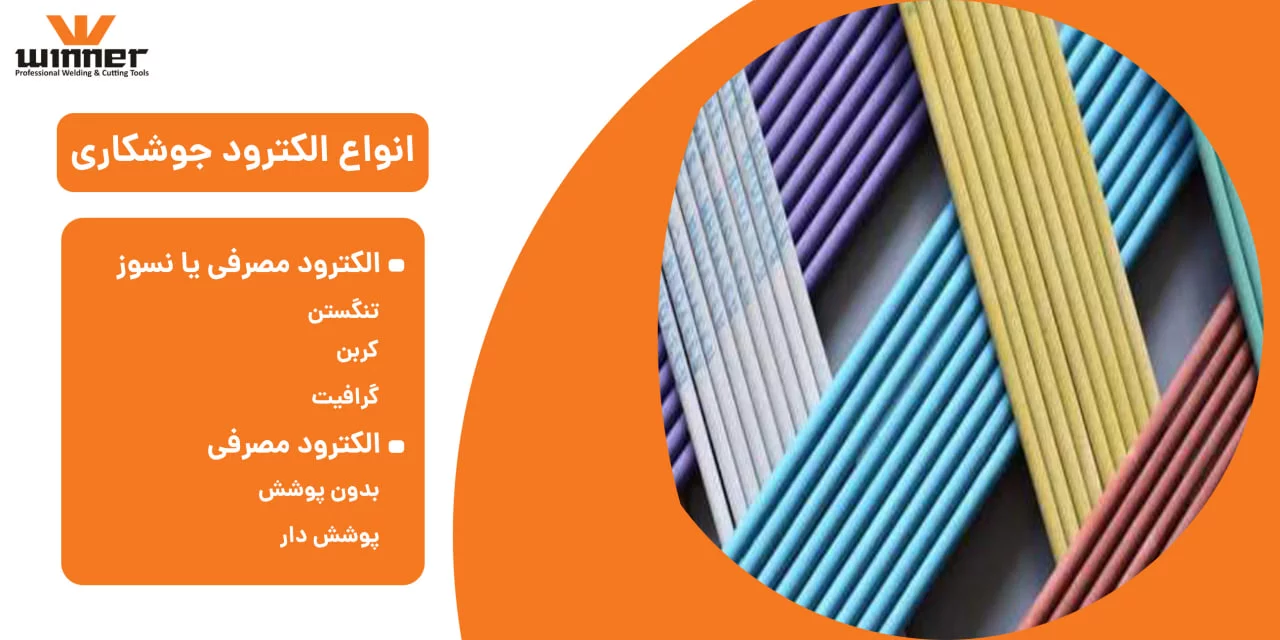 انواع الکترود جوشکاری